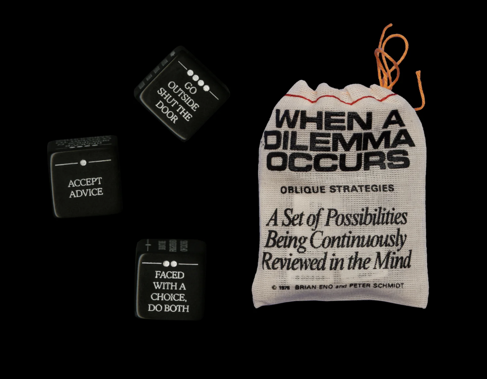 Oblique Strategies (Dice)
